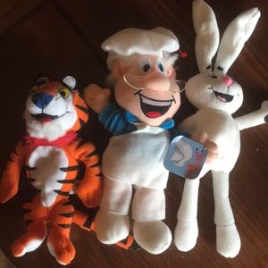 Tiny Tiger Trix Rabbit Wendell Baker Cereal Mascot